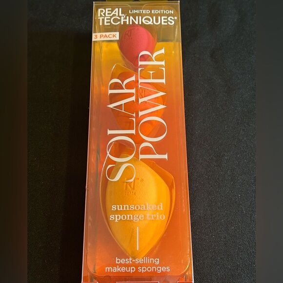 🌻Real Techniques Sunsoaked Sponge Trio New - Picture 5 of 9